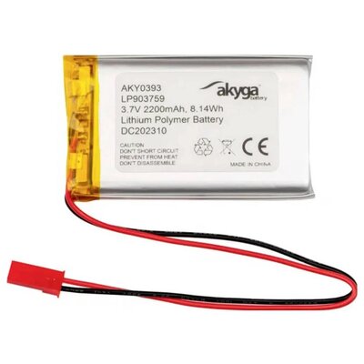 Lithium Polymer LiPo Batterie - 3.7V 2200mAh - JST-PH2...