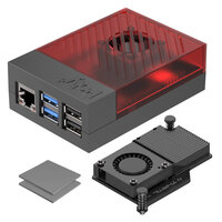 Argon Poly+5 Gehäuse Raspberry Pi 5 mit THRML 30mm Lüfter - Ansicht 4