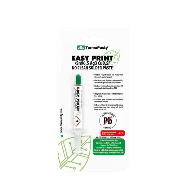 Easy Print Lötpaste Sn96.5Ag3Cu0.5 – Bleifrei
