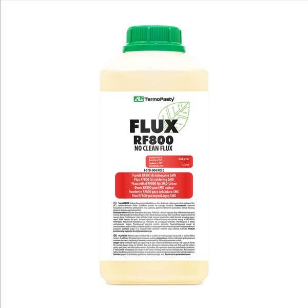 Flussmittel RF800 - No Clean SMD Flussmittel für perfekte Benetzung - 1000ml