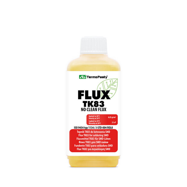 Flussmittel TK83 - No Clean SMD & BGA Flussmittel für professionelle Lötarbeiten - 100ml