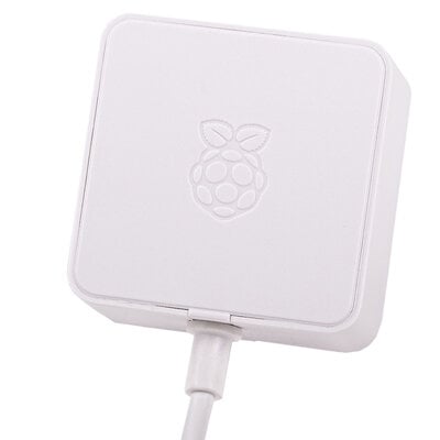 Raspberry Pi 4 USB-C Netzteil 5.1V 3A 15W Weiß