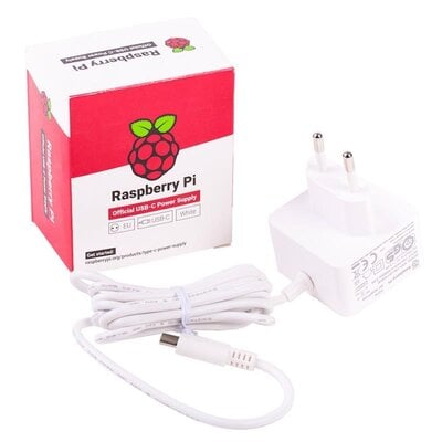 Raspberry Pi 4 USB-C Netzteil 5.1V 3A 15W Weiß