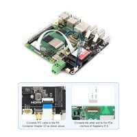 PCIe-zu-M.2-Multifunktionsadapter für Raspberry Pi 5 – 4K-Ausgabe – NVMe-SSD-Unterstützung