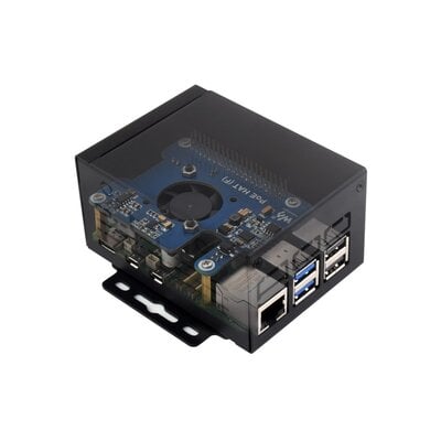 Metallgehäuse für Raspberry Pi 5 – DIN...
