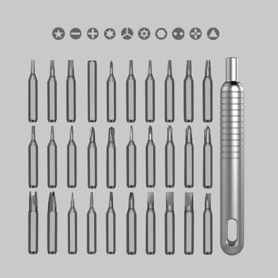 PCW08A Premium-Präzisionswerkzeug-Set, 30-teilig