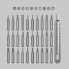 PCW08A Premium-Präzisionswerkzeug-Set, 30-teilig