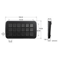 Waveshare SK18 AI Voice Control Panel – 18 LCD Macro Keys, Linux + QMK, AIDA64 Support