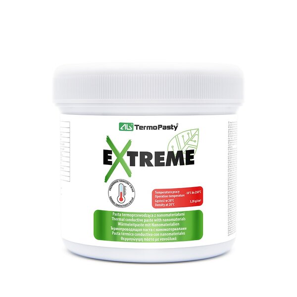 Wärmeleitpaste eXtreme - 6 W/mK für CPU und GPU Kühlung - 1kg Plastikbox