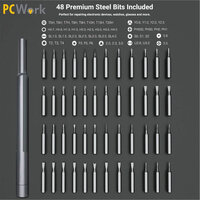 PCW08B Premium-Präzisionswerkzeug-Set, 48-teilig - Ansicht 2