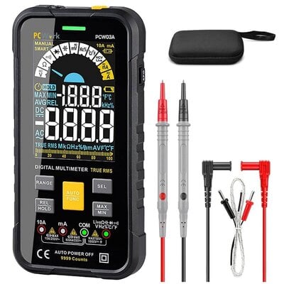 PCW03A Digitalmultimeter True RMS Auto Range & NCV
