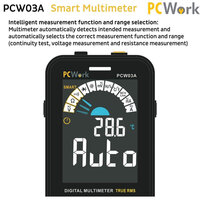 PCW03A Digitalmultimeter True RMS Auto Range & NCV - Ansicht 7
