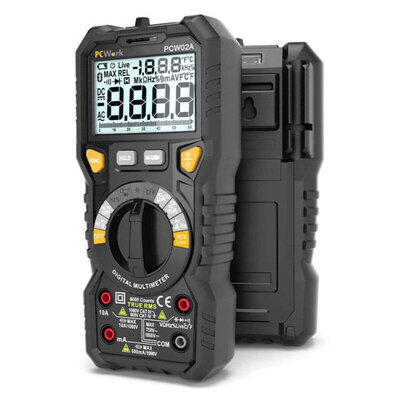 PCW02A Digitalmultimeter True RMS CAT IV 600V