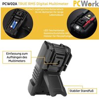 PCW02A Digitalmultimeter True RMS CAT IV 600V - Ansicht 11