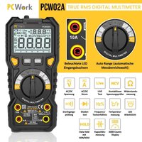 PCW02A Digitalmultimeter True RMS CAT IV 600V - Ansicht 12