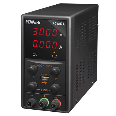 PCW07A Labornetzteil 0-30V 5A DC Netzgerät USB