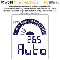 PCW02B Digitalmultimeter True RMS Smart Auto Range - Ansicht 3