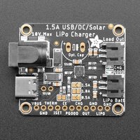 Adafruit Universal USB/DC/Solar LiPo Charger BQ24074