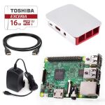 Raspberry Pi 3 Starter Paket mit Rot Weiß Gehäuse