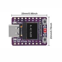 ESP32-C3 mit OLED Display 0,42 Zoll - RISC-V IoT Board - Ansicht 3