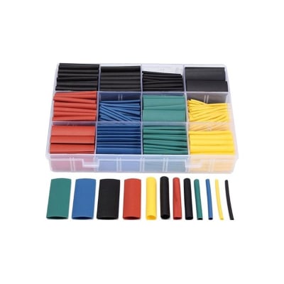 Schrumpfschlauch-Set 100er - 2:1 schrumpf, 1,5-13 mm 6...