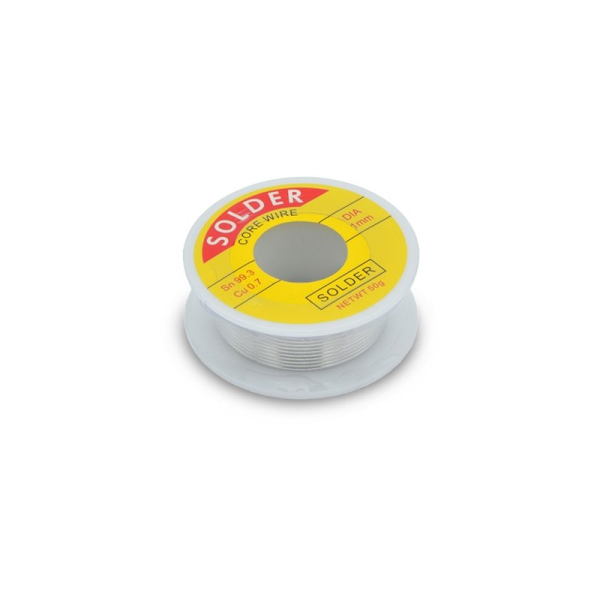 Bleifreies Lötzinn 1,0 mm 50 g Sn99.3Cu0.7 mit 2 % Flussmittel