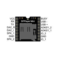 Mini MP3 Player MP3 V3.0 für Arduino 3W 3,3 bis 5V mit UART - Ansicht 4
