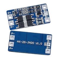 Li-Ion Managementsystem BMS für 2 2S Li-Ion 18650 Zellen 10A mit Schaltkreisschutzmodul PCM
