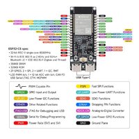 ESP32-C5 Dev Board Wi-Fi 6 Dual-Band, 8MB PSRAM, 32MB Flash mit Header - Ansicht 6