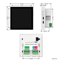 ESP32-P4 4 Zoll Touch Dev Board for Smart 86 Box - 32 PSRAM sowie Flash, Wifi6 2 CH Relais und Ethernet - Ansicht 8