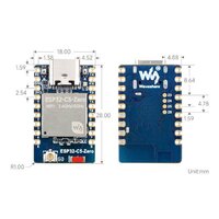 ESP32-C5 Mini Dev Board mit Wi-Fi 6 Dual-Band Risc-V, 4MB Flash, BLE5, ZigBee 3.0 und Thread - Ansicht 7