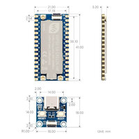 ESP32-S3 LoRa Entwicklungsplatine LR1121 USB-C-Adapter 868MHz - 2MB PSRAM 4MB Flash - Ansicht 7