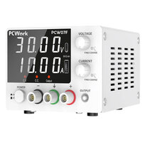 Labornetzteil 0–30V / 10A, 300W mit USB & Typ-C - PCW07F