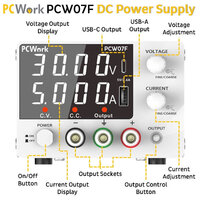 Labornetzteil 0–30V / 10A, 300W mit USB & Typ-C - PCW07F - Ansicht 2