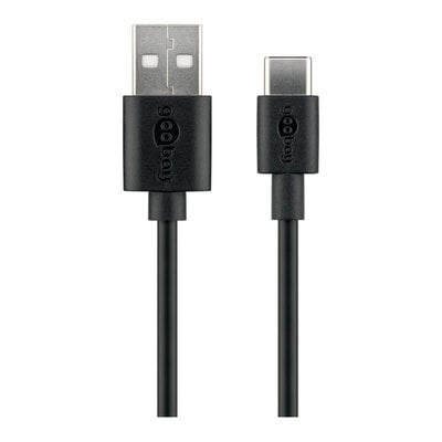Goobay USB-C Lade- und Synchronisationskabel 10cm (3 A,...