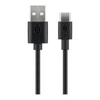 Goobay USB-C Lade- und Synchronisationskabel 10cm (3 A, 480 Mbit/s)