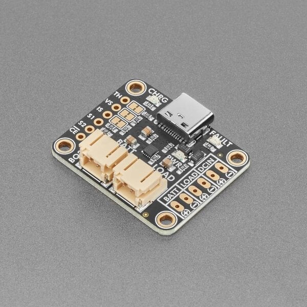 Adafruit bq25185 USB / DC / Solar Lademodul für LiPo, LiIon & LiFePO4