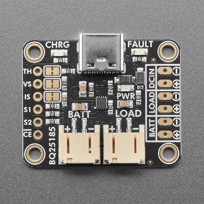 Adafruit bq25185 USB / DC / Solar Lademodul für...