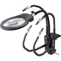 Dritte Hand mit Tischklemme, Lupe und LED-Beleuchtung ZD-11N-1 - Ansicht 2