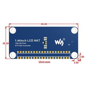 1.44inch LCD display HAT for Raspberry Pi - Ansicht 5