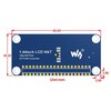 1.44inch LCD display HAT for Raspberry Pi - Ansicht 5
