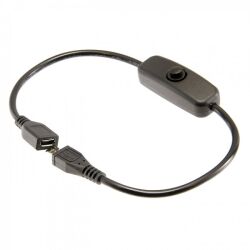 Micro USB Power Switch Cable