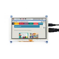 5" HDMI Resistive LCD with Case for Raspberry Pi...