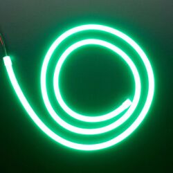 Flexible Silicone Neon-Like LED Strip - 1 Meter - Green