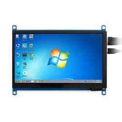 7" HDMI LCD 1024x600 IPS with Capacitive Touch