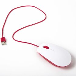 Raspberry Pi Maus - Rot Weiß