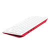 Raspberry Pi Tastatur - Deutsch - Rot - Weiß - Ansicht 2