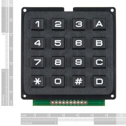 Keypad - 16 Button (Alphanumeric)