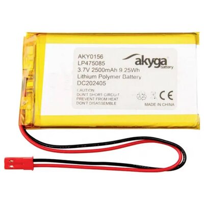 Lithium Polymer LiPo Batterie - 3.7V 2500mAh - JST-PH2...