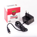 Raspberry Pi 4 USB-C Netzteil 5.1V 3A 15W - Offiziell Schwarz